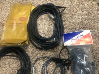 Vintage Box Whirlwind Switchcraft Guitar Music 1/4” Instrument Cable Cord Coil