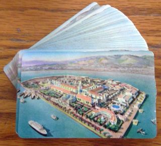Vintage Pack Playing Cards - San Francisco World Fair Exhibition Treasure Island