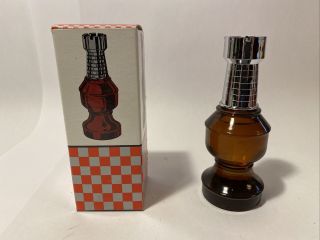 Avon Chess Piece The Rook Wild Country After Shave Full 3 Oz Bottle & Box