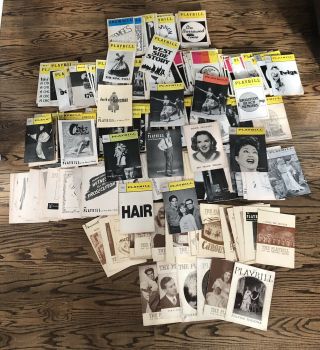 200,  Vintage Theatre Playbills And Programs: Books From The 30’s - 90’s.