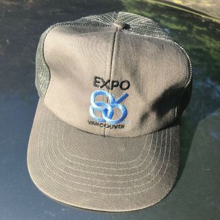 Expo 86 Vancouver Canada Trucker Hat / Vintage