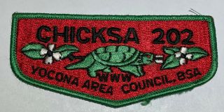 Oa Lodge 202 Chicksa Flap Boy Scout Mw1