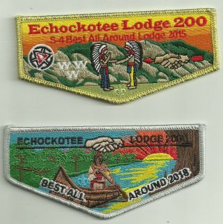 2 Echockotee Lodge 200 S - 4 Best All Around Lodge Flaps North Florida Council Oa