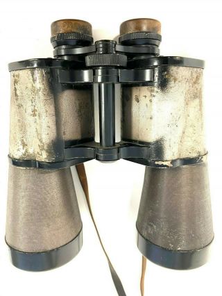 Vintage Leitz Wetzlar 12x60 Mardocit Binoculars Made In Germany (bfeb - 11 - 031)