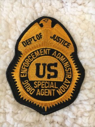 Us Department Of Justice Drug Enforcement Administration Dea Special Agent Patch
