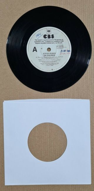 Steve Perry - Oh Sherrie - 7 " 45 Vinyl Record - 1984