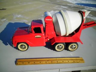 Vintage 1961 Tonka Toy Truck Cement Mixer No.  120 - Pressed Steel 2
