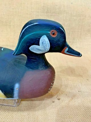 Vintage 1893 Herter’s Wood Duck Drake Duck Decoy