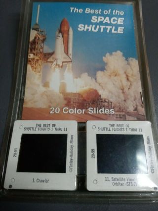 The Best Of The Space Shuttle 20 Color Slides - 1980 