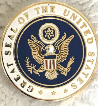 Great Seal Of The United States Lapel Badge Pin