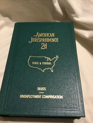 Law Book: American Jurisprudence 2d State&federal Vol 76