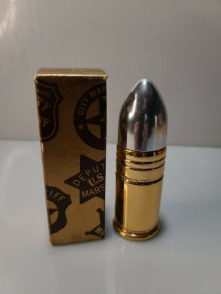 Vintage Avon Bullet Decanter / Avon Wild West Everest After Shave Bottle - Full