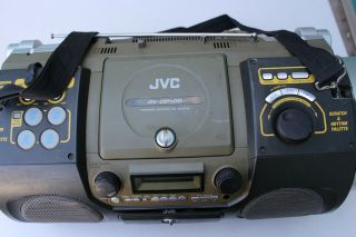 Vintage JVC RV - DP100 Radio Stereo Boombox Ghettoblaster Boombox w/ Drum Pad 2