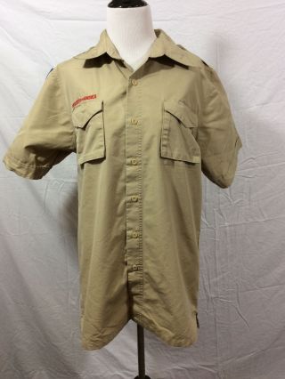 Boy Scout Bsa Uniform Shirt Adult Small S Style Short Sleeve No Patches