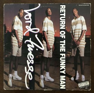 Lord Finesse - Return Of The Funky Man (1991) Og 12” Vinyl Rap Ditc Hip Hop Rare