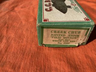 The Creek Chub Bait Company Vintage 