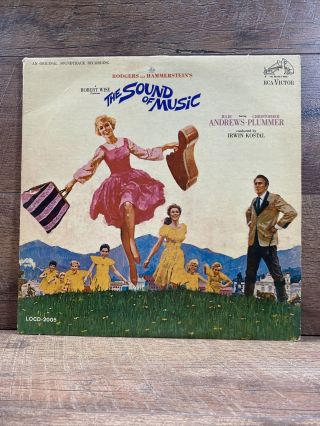 The Sound Of Music Soundtrack 1965 Vinyl Lp Rca Victor,  Movie Booklet