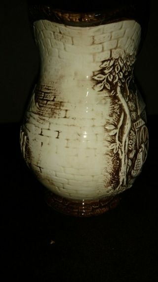 Ceramic Pottery Water Pitcher 7 1/2 