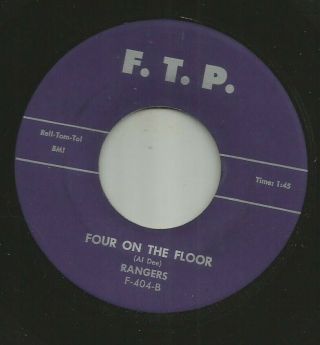 Rockabilly Surf Instros - Rangers - Four On The Floor - Hear - 1960 F.  T.  P.