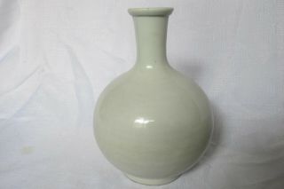 Antique Korean Celadon Pottery Bottle – Height 23.  5cm