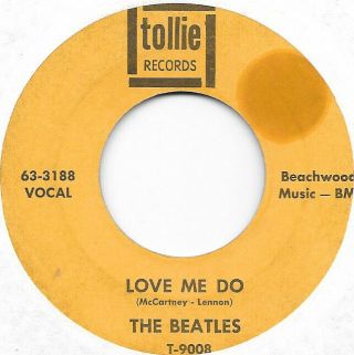The Beatles Love Me Do/p.  S.  I Love You On Tollie Rock 45