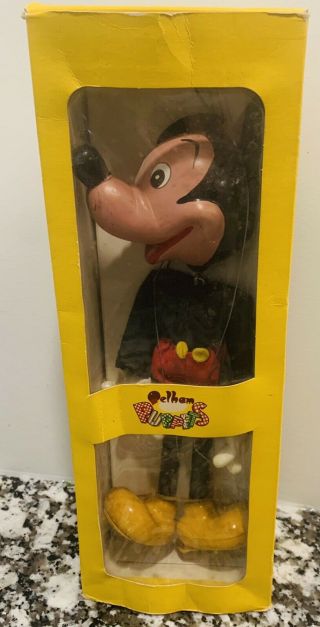 Pelham Puppets Walt Disney Mickey Mouse Marionette Vintage Rare 1950