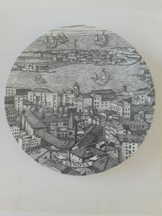 Vintage Fornasetti Plate Genova 