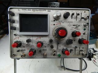 Vintage Tektronix Type 453 Oscilloscope W/probes Former Ibm Property