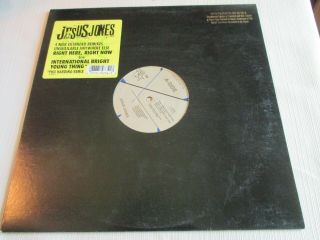 Right Here,  Right Now Remixes By Jesus Jones,  Near Gold Stamped Vinyl,  1981