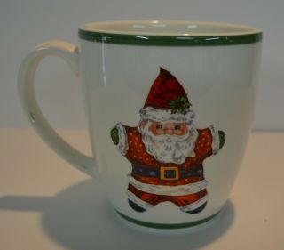 Traditions Holiday Celebrations By Christopher Radko Coffee Mug Cup W/santa