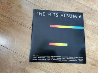Hits Album 6 Double Uk Vinyl Lp Records 80s Dance / Pop Like Now Compilations