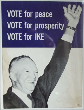 Eisenhower Campaign Posterdwight Eisenhower Campaign Poster 1952
