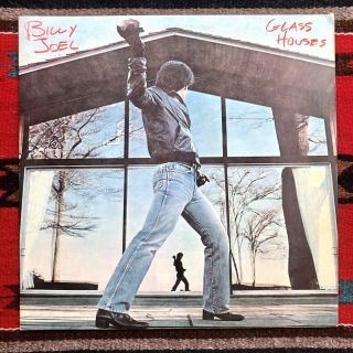 Billy Joel Glass Houses Vinyl Record Album Lp Vintage 1980 Classic Pop Rock