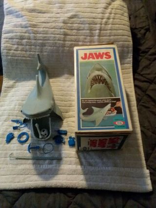 1975 Vintage The Game Of Jaws By Ideal Toy Corporation Universal Shark