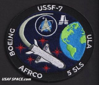 Ussf - 7 - X - 37b Orbital Test Vehicle Otv 7 Atlas - V Boeing Ula Usaf Dod Space Patch