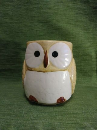 Vintage Owl Pottery Coffee Tea Cup Mug
