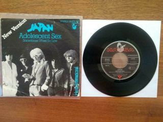Japan David Sylvian Sometimes I Feel So Low 7 " Vinyl German 1978