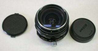 Vintage Nikon Pc - Nikkor 1:3.  5 35mm Camera Lens W/ End Caps - Japan