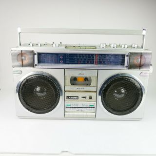 Vtg Lasonic Trc - 918 Boombox Ghetto Blaster Cassette -