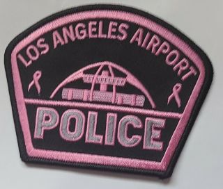 Los Angeles Airport Police Pink Patches - 2 Different