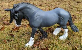 Breyer Traditional Horse • Custom Othello • Cm Black Roan Phoenix • Mak Studios