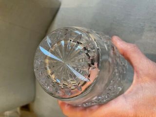 Stunning Vintage Waterford Cut Crystal Vase Heavy 10 " Pristine Perfect