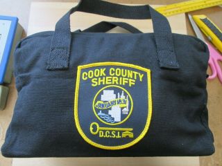 Cook County Sheriff Illinois D.  C S.  I.  Canvas Utility Tool Bag