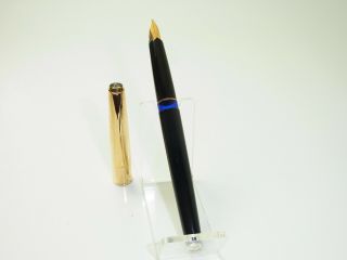 Vintage Pelikan P30 Rolled Gold Fountain Pen 18ct Bb Nib