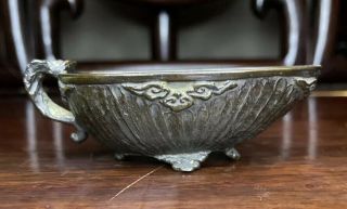 From Old Estate Chinese Ming Bronze Libation Wine Cup 130g Asian China