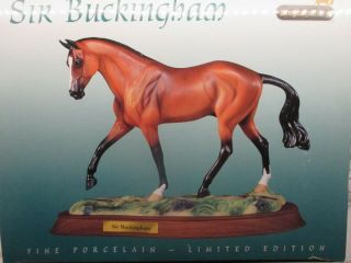 Breyer Collectible Horse " Sir Buckingham " Limited Edition Fine Porcelain