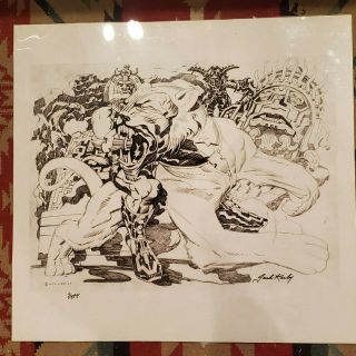 Vintage 1988 Jack Kirby Artist Proof Signed Comic Book 7 Of 8 Beast Rider