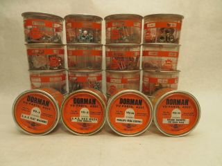 20 Vintage Dorman Vu Parts Assistant Canisters With Fasteners