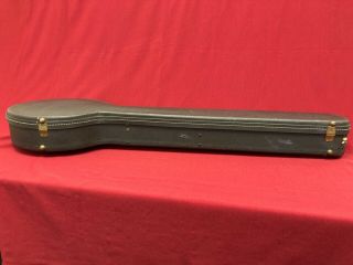 Vintage Gibson Long Neck 5 String,  Open Back,  Banjo Case 3