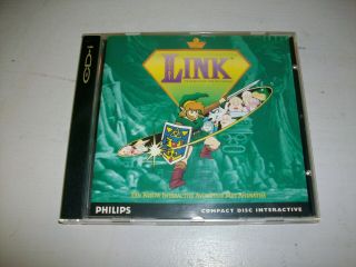 Vintage Computer Philips Cd - I Game Zelda Link The Faces Of Evil Nintendo 1990 